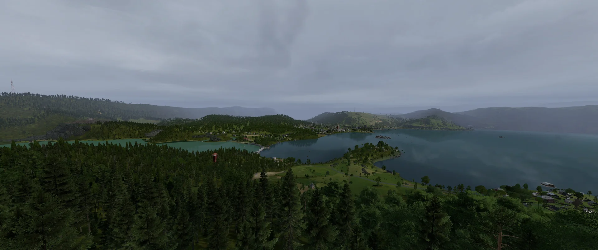The crater lake at the heart of Azalea